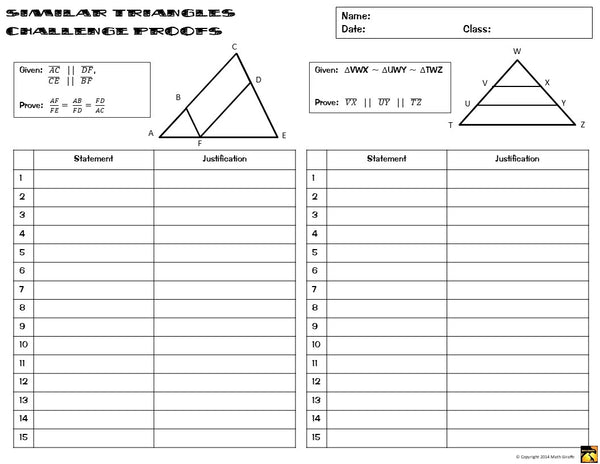 Geometry Proofs Practice Pack proofs