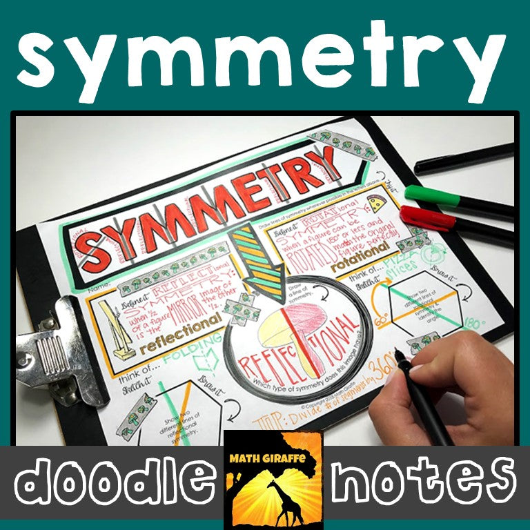 Symmetry Doodle Notes