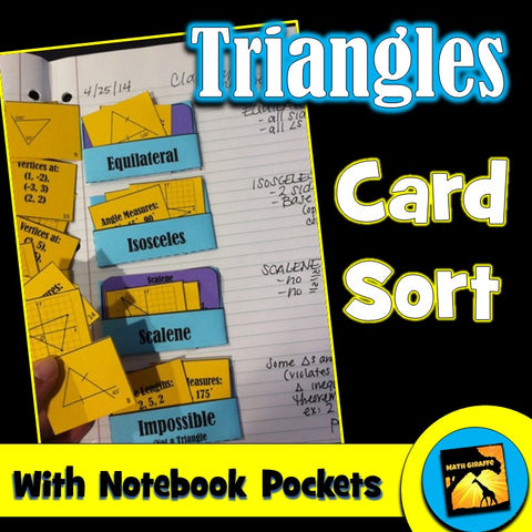 Triangles Card Sort