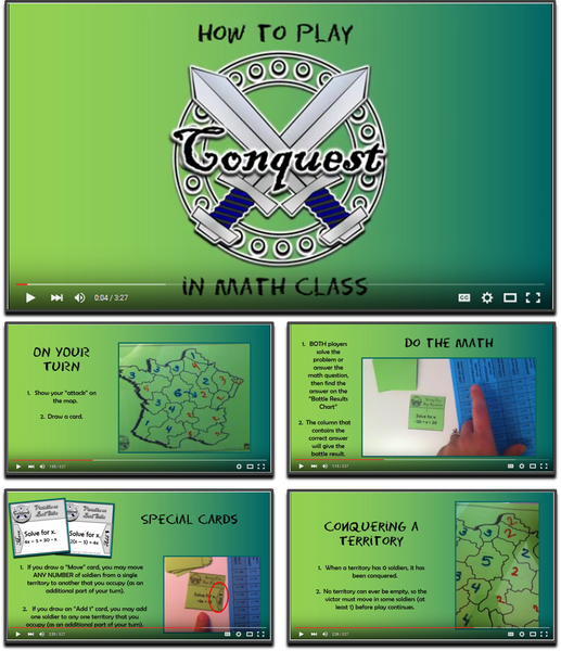 Math Conquest: An Ongoing Algebra Game