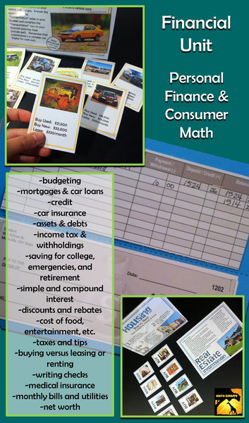 Personal Finance Unit consumer math
