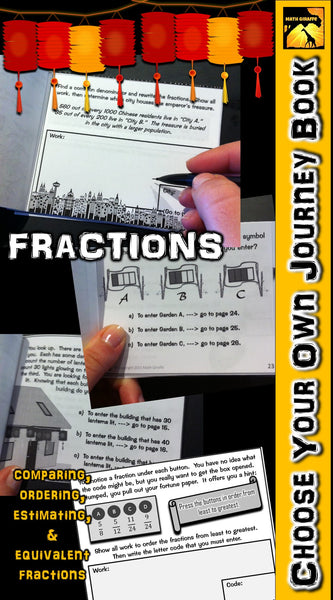 Fractions: "Choose Your Own Journey" Book