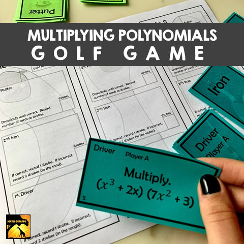Multiplying Polynomials - Golf Game